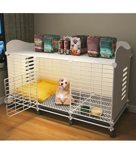 犬小型ちゃんゲージ♡ Amazon.co.jp: Yobuisg 小型犬用ゲージ 犬用ゲージ トイレ別 犬 ゲージ